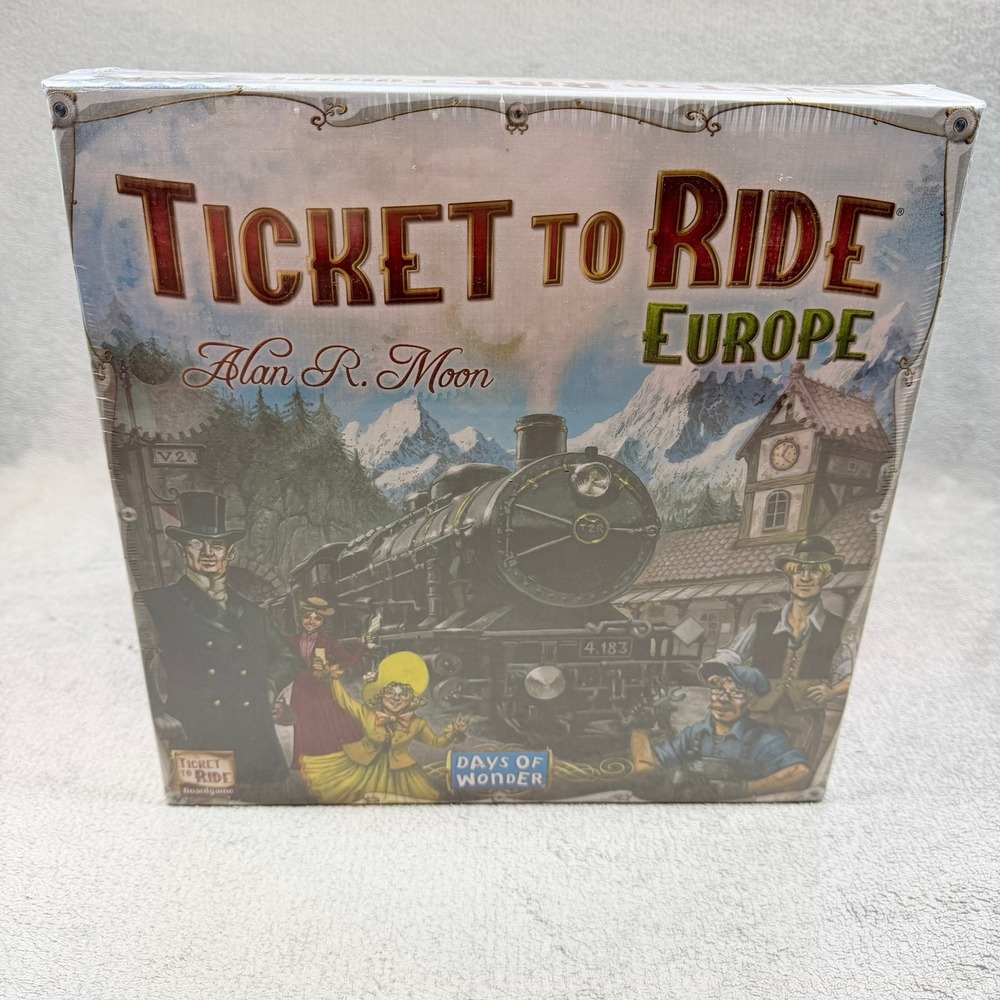 Days of Wonder Ticket to Ride Europe Board Game Multi Cardboard Strategy Family